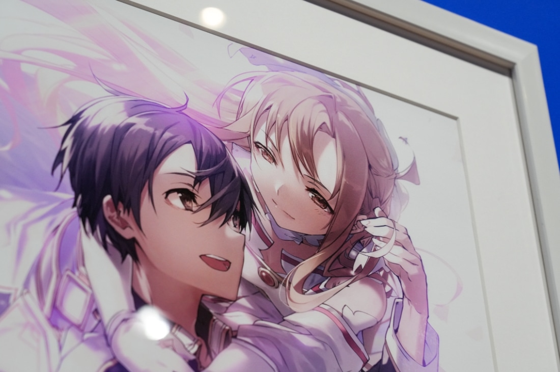 【抽選販売】abec/BUNBUN 20th Exhibition CHARACTERS 展示品販売 『ソードアート・オンライン』 お絵描き配信 キリト＆アスナ