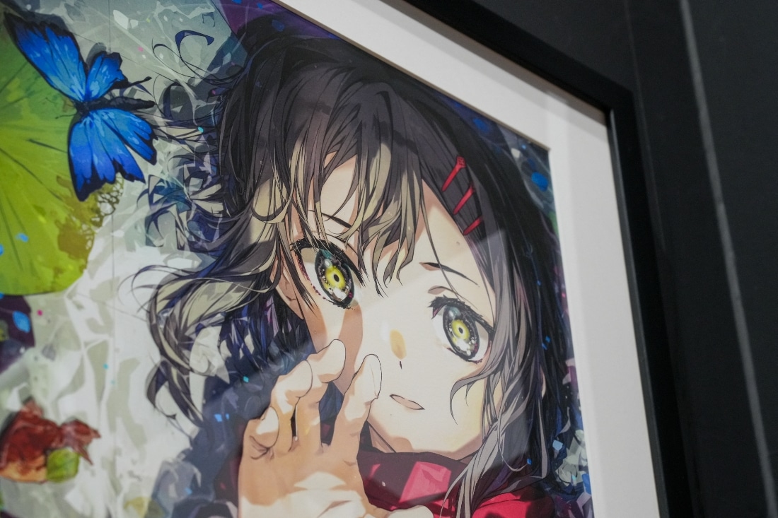 【抽選販売】abec/BUNBUN 20th Exhibition CHARACTERS 展示品販売 MF文庫J『恋は暗黒。』2 カバーイラスト