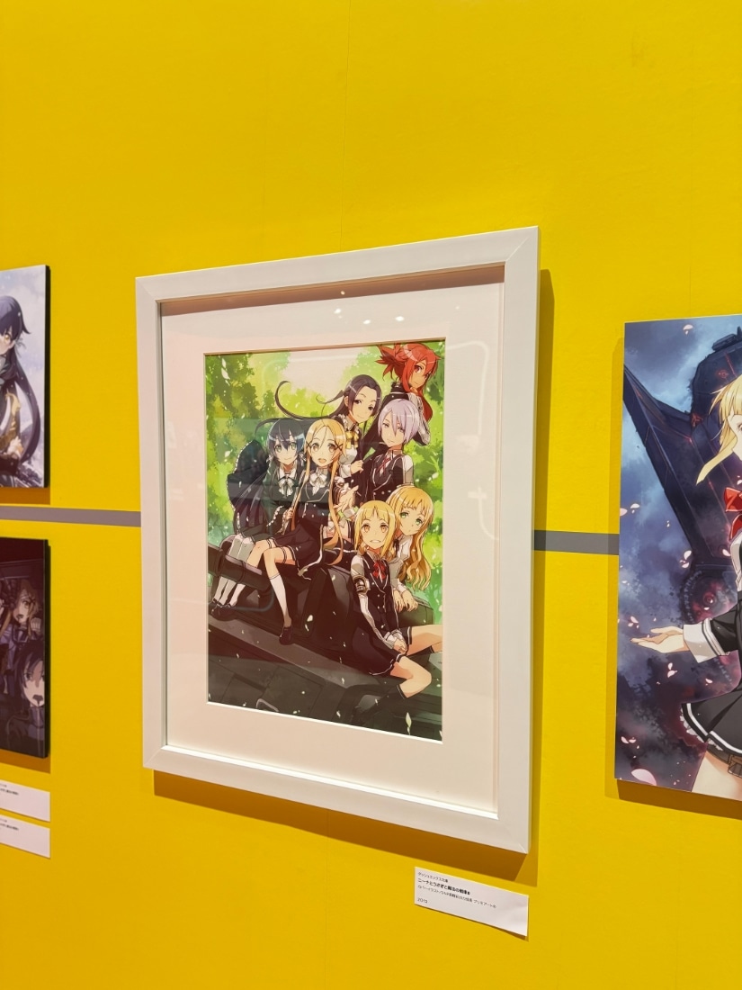 【抽選販売】abec/BUNBUN 20th Exhibition CHARACTERS 展示品販売 ダッシュエックス文庫 『ニーナとうさぎと魔法の戦車』8 カバーイラスト