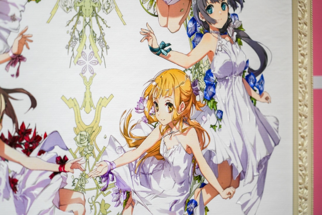 【抽選販売】abec/BUNBUN 20th Exhibition CHARACTERS 展示品販売 TVアニメ『結城友奈は勇者である -大満開の章-』  BD BOX上巻・下巻ケースイラスト