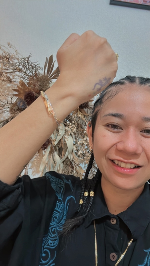 ゆーうがみさーRINO　月のエネルギー　シルバーブレスレット