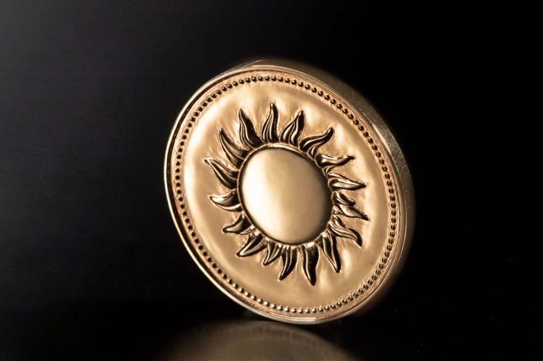 『狼と香辛料』原作20周年記念 賢狼ホロ金貨＆太陽金貨 記念コイン　シルバー９２５イエローゴールドコーティング【復刻版】