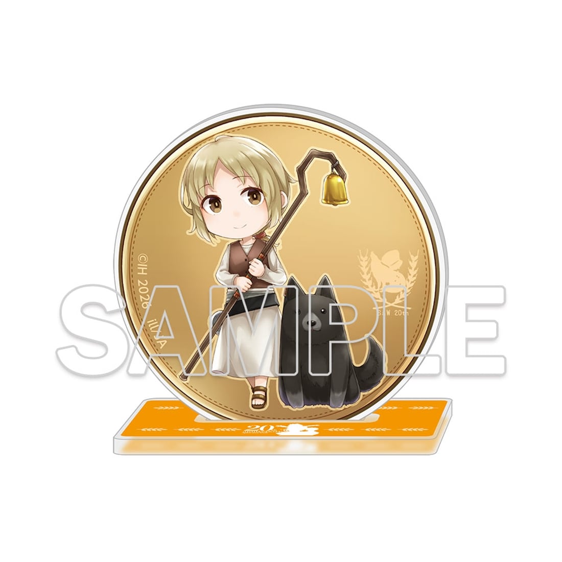 『狼と香辛料』原作20周年記念 トレーディングコイン風アクリルマスコット