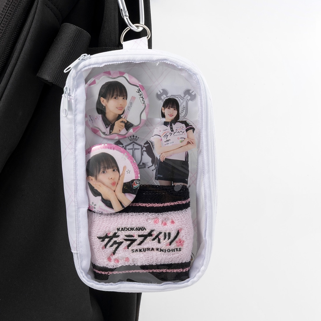 桜騎士団アクリルスタンドワイドポーチ