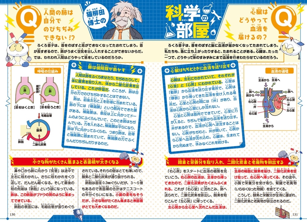 角川まんが科学シリーズ 空想科学学園 突撃！人のからだ編