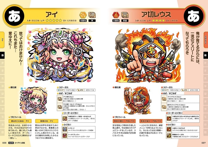 共闘ことばRPG コトダマン キャラクター大図鑑