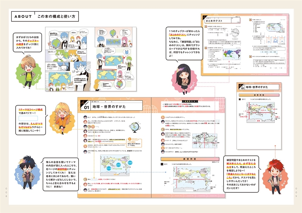 ゼッタイわかる　中学地理