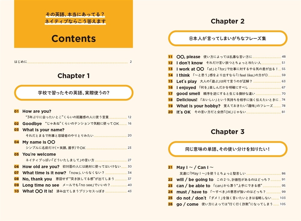 その英語、本当にあってる？　ネイティブならこう答えます