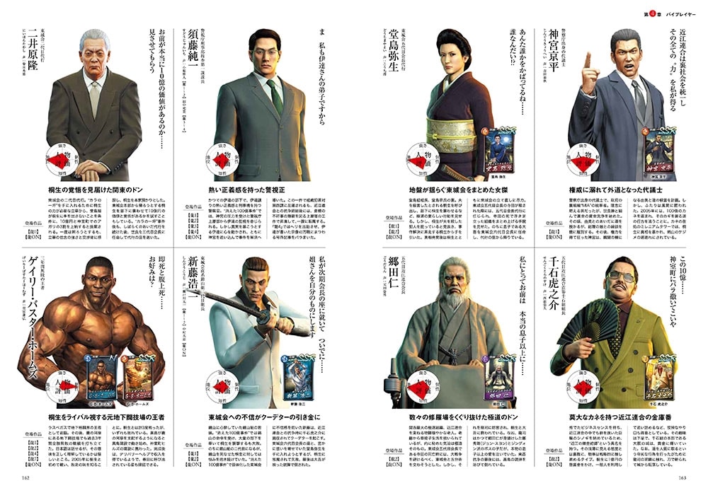 龍大全2 漢たちの軌跡 ―龍が如く人物録―