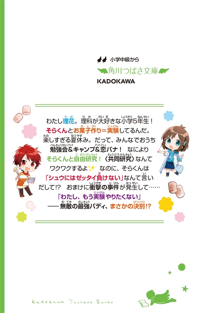 理花のおかしな実験室（３） 自由研究はあまくない！？