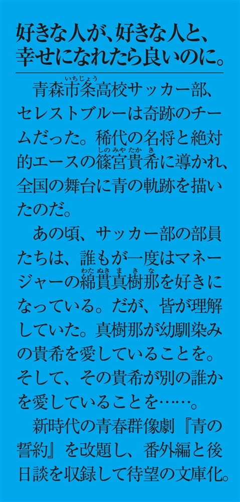 セレストブルーの誓約 市条高校サッカー部