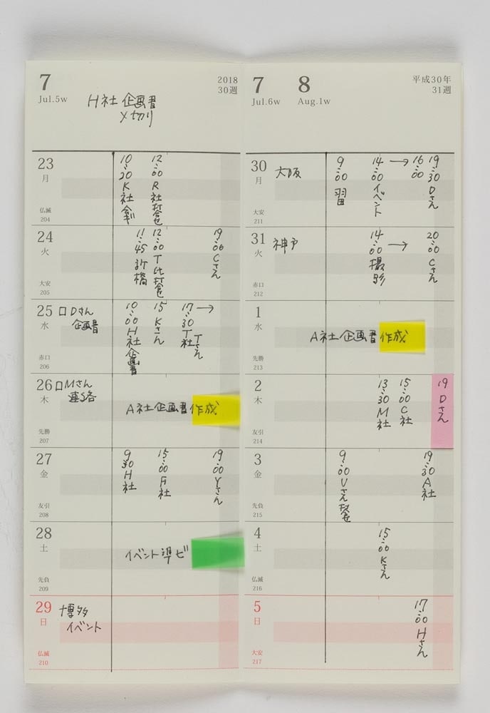 「超」整理手帳　スケジュール・シート　スタンダード2022