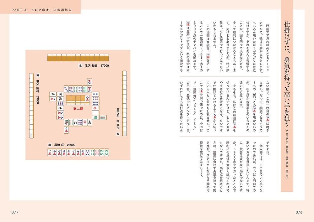 黒沢咲の　鳴かずに勝つ！ セレブ麻雀