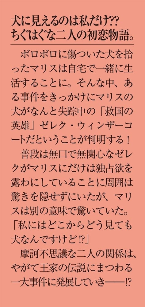 犬を拾った、はずだった。 わけありな二人の初恋事情