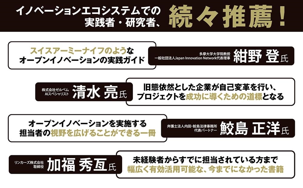 オープンイノベーション担当者が最初に読む本 外部を活用して成果を生み出すための手引きと実践ガイド