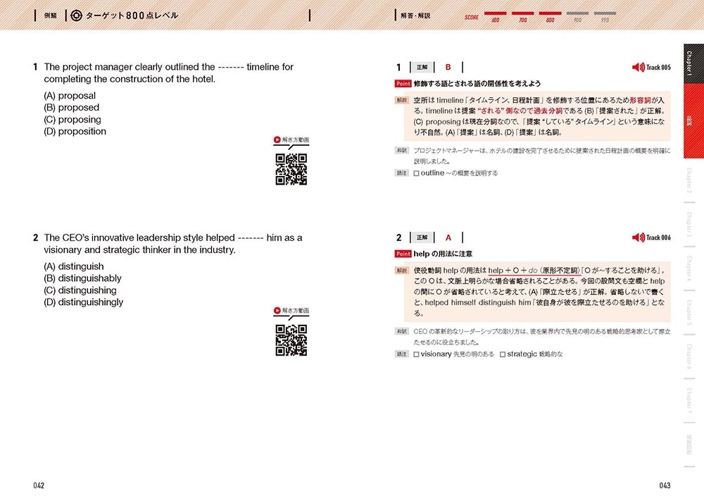 TOEIC(R) L&R TEST　ロジカル英文法 Part 5 文法語彙 600問