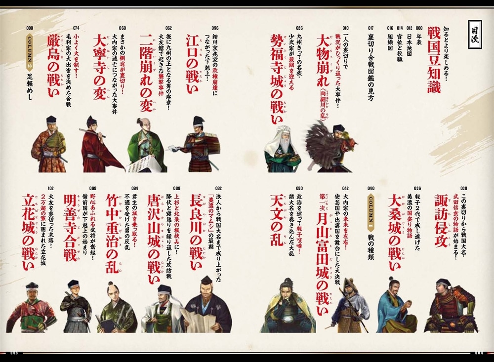 強い武将ほど恨んでいた！ 裏切り合戦図鑑