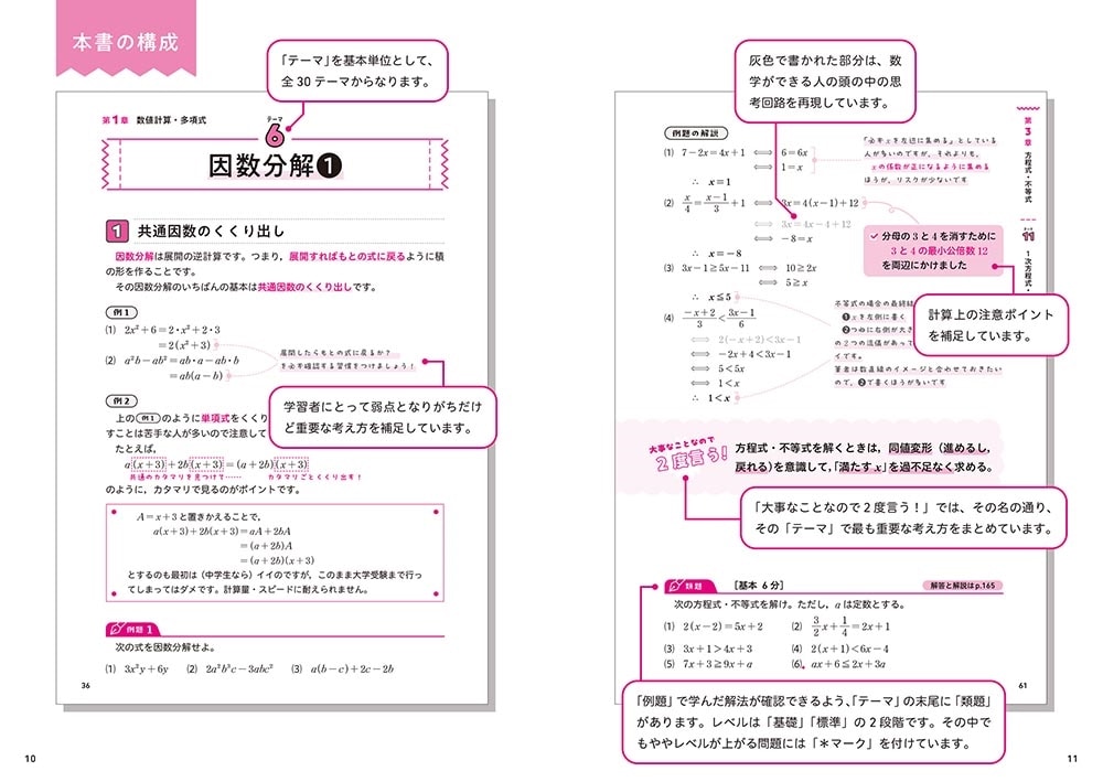 大山壇の　スラスラ解ける数学IA 本当に必要な基礎力・計算力が身につくテーマ３０