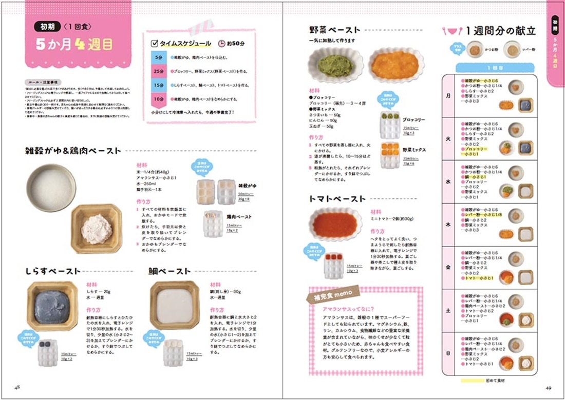 補完食のルールと実践がよくわかる！ あたらしい離乳食ガイド