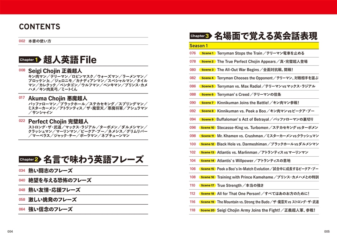 キン肉マン超人英会話