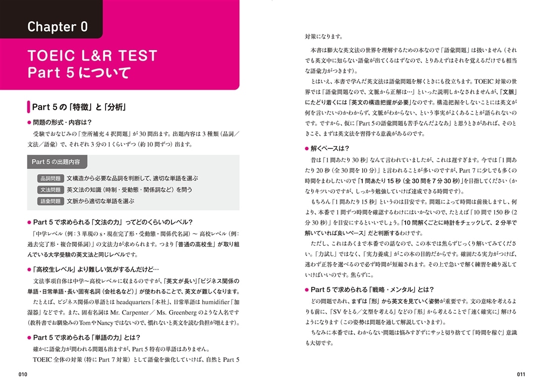 関先生が教える 世界一わかりやすい TOEIC L&R TEST [Part5 文法演習]