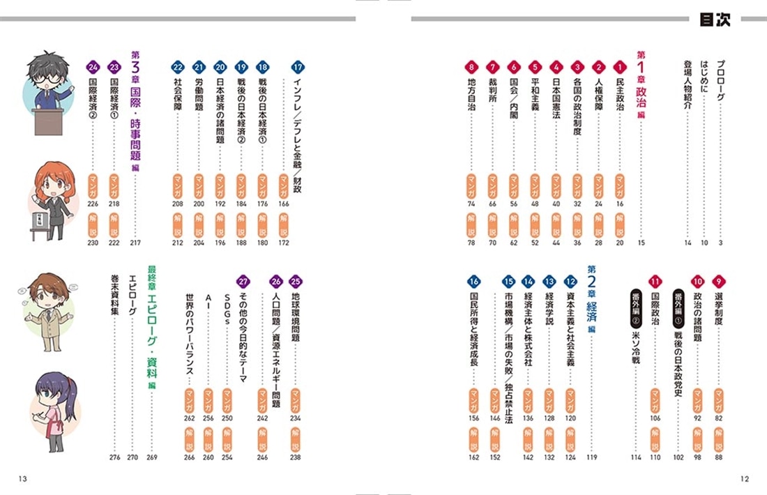 改訂版　大学入試　マンガで政治・経済が面白いほどわかる本