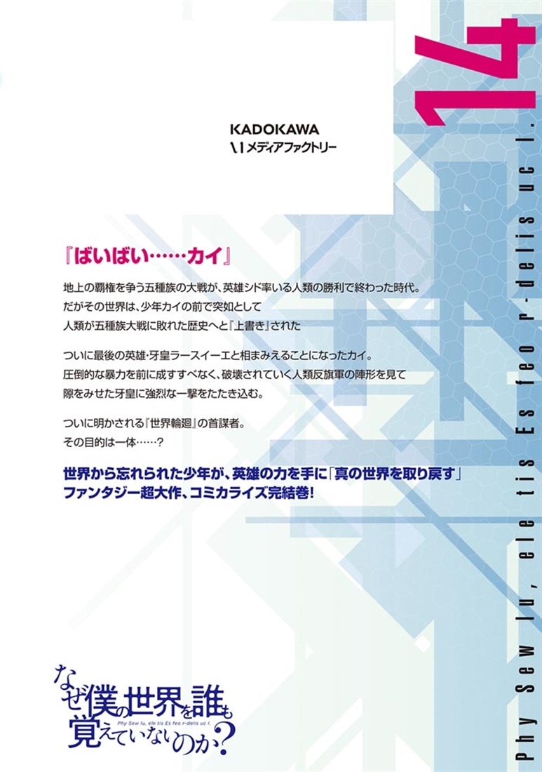 なぜ僕の世界を誰も覚えていないのか？　14