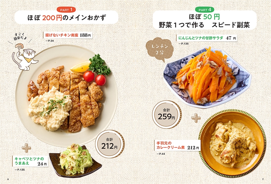 管理栄養士が本気で考えた！ 300円でとびきりおいしい　満足ごはん