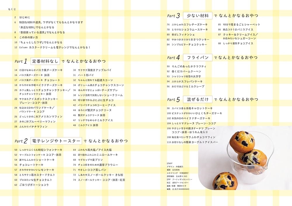 材料・手間は最小限。すぐ作れて、ちょっとときめく なんとかなるおやつ