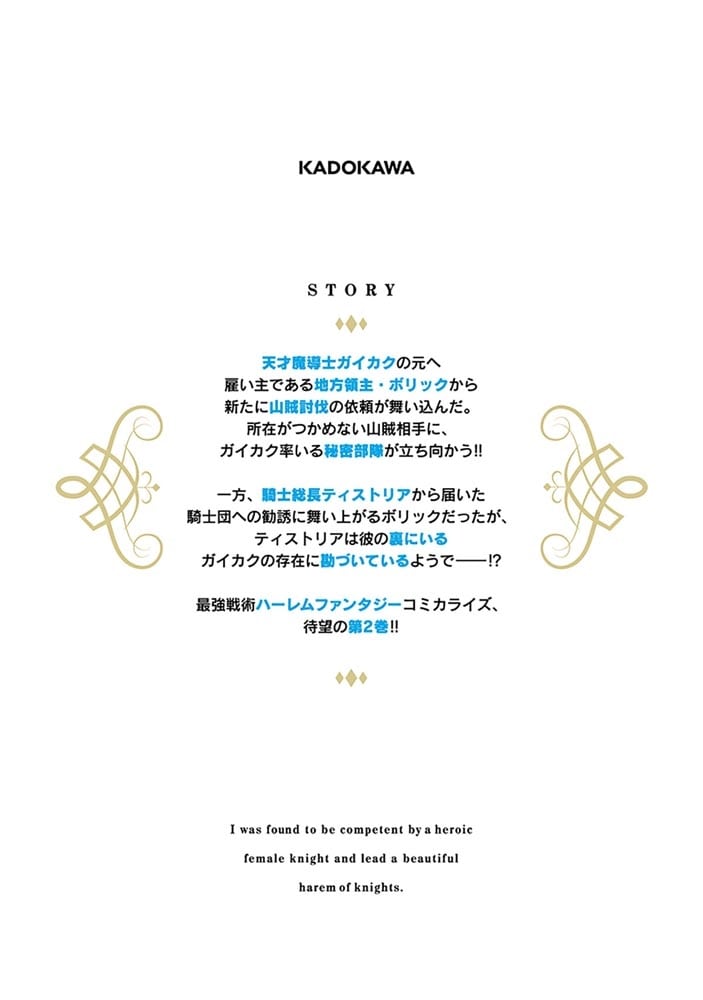 英雄女騎士に有能とバレた俺の美人ハーレム騎士団　2 ガイカク・ヒクメの奇術騎士団