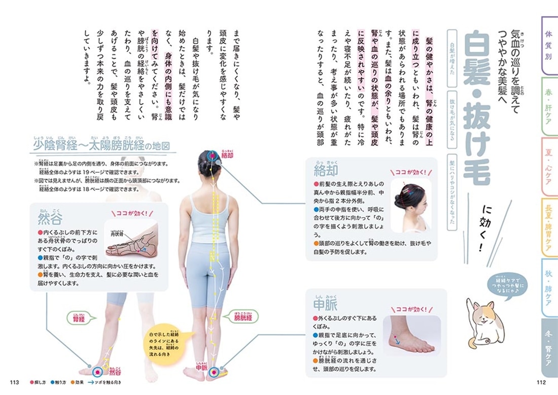 ツボのつながり地図帳 「なんとなく不調」を自分でリセット