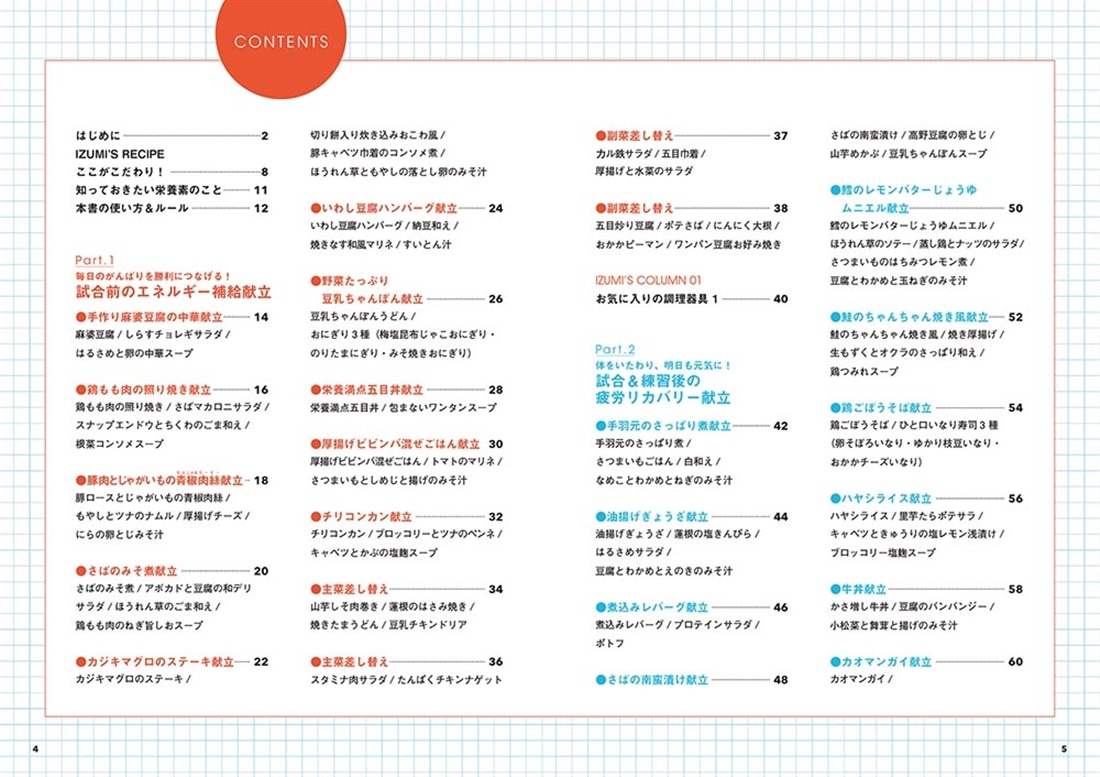 毎日の食事で体の中から強くなる わが家のアスリート応援ごはん Nadia Collection