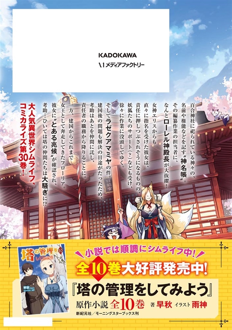 塔の管理をしてみよう　３０