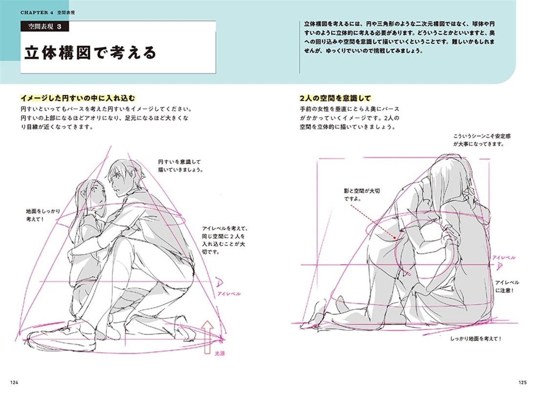 コンパクト版 神技作画　【応用編】人物の動きと空間表現