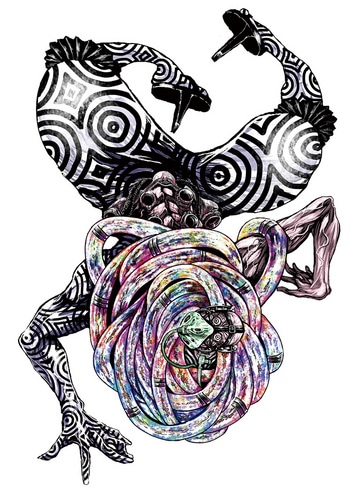 ニンジャスレイヤー キョート・ヘル・オン・アース 【下】ebtenDXパック◆特典付◆Tシャツサイズ：M DXパック Tシャツサイズ：M