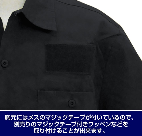 メガドライブ ワッペンベースワークシャツBLACK M BLACK M