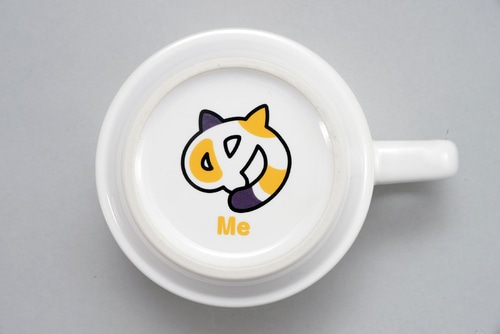 ねこあつめ スタッキングマグ「め」 「め」