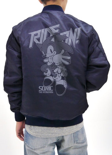 ソニックMA-1ジャケットNAVY-M NAVY-M