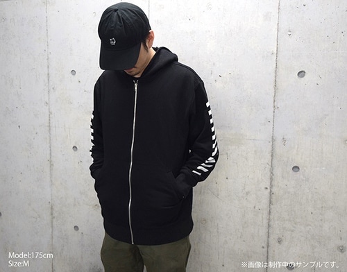 PERSONA5 the Animation 秀尽学園高校購買部 ENVYMコラボジップアップパーカー【受注生産】 Black/Mサイズ Black/Mサイズ