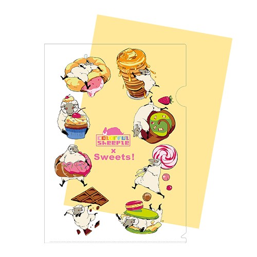 Colorful Sheeple × Sweets！　クリアファイル※2025年11月中旬出荷分