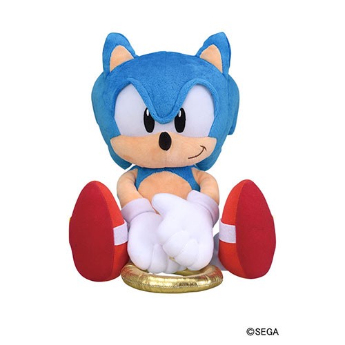 ソニック・ザ・ヘッジホッグ　おでかけぬいぐるみ“クラシックソニック”