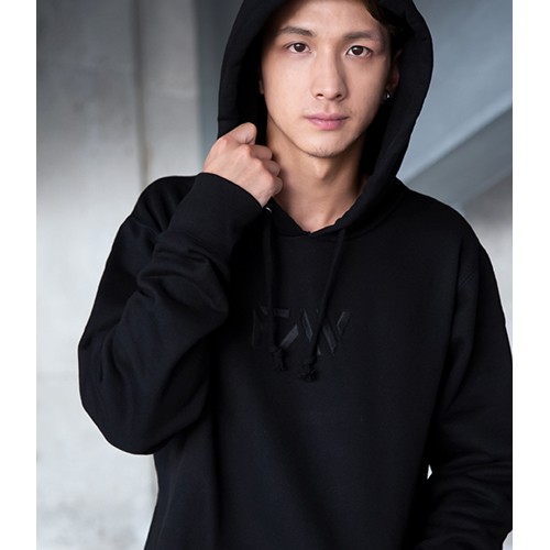 『FAV gaming』TRIMMED EMBROIDERY HOODIEL L