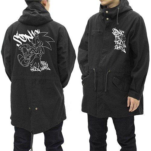 ソニック・ザ・ヘッジホッグ M-51ジャケットBLACK-XL BLACK-XL