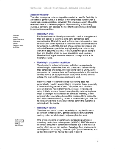 中国ゲーム市場:開発・アウトソースの戦略法 要約版