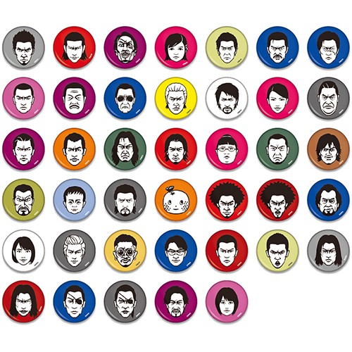 『龍が如く』トレーディング顔面缶バッジ※2025年11月中旬出荷分