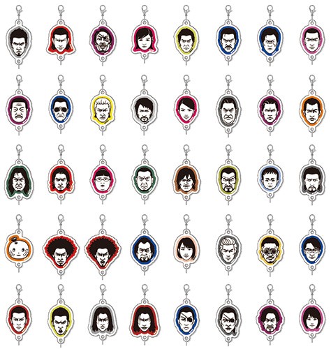 『龍が如く』トレーディングつながる顔面アクリルチャーム※2025年11月中旬出荷分