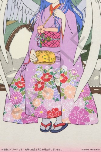 Angel Beats! Ukiyo-E Woodblock Print“Angel Beneath Cherry Blossoms, Kanade Tachibana”