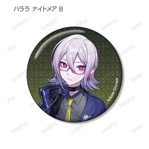 本田ロアロさんイラスト 仮面舞踏会ver. トレーディンググリッター缶バッジ 単品【超探偵事件簿 レインコード】 ※2025年11月中旬出荷分 単品