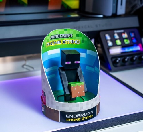 【Minecraft】"エンダーマン" ミニ・ケーブルガイズ コントローラ＆スマホスタンド※2025年8月下旬出荷