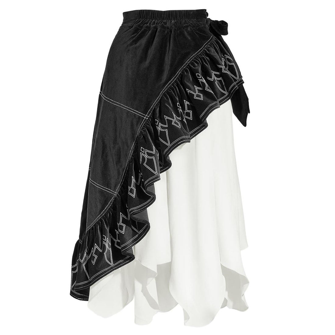 NieR:Automata Ver1.1a 2B アイコニック スカート クルーエル ブラック Lサイズ スカート ブラック L